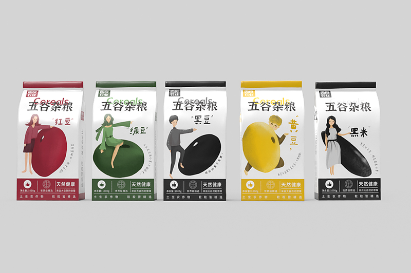 五谷雜糧包裝設(shè)計是怎么樣設(shè)計？